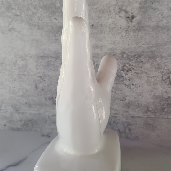 Ceramic White Hand Decor - Picture 5 of 11